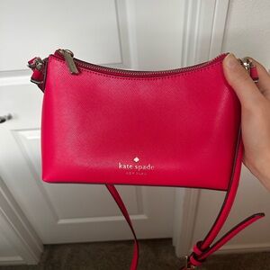 Kate Spade Hot Pink Sadie Saffiano Leather
Crossbody Bag / Shoulder Purse